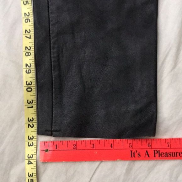 Leather Elegance Paris Genuine Soft Black Pants - Picture 9 of 11